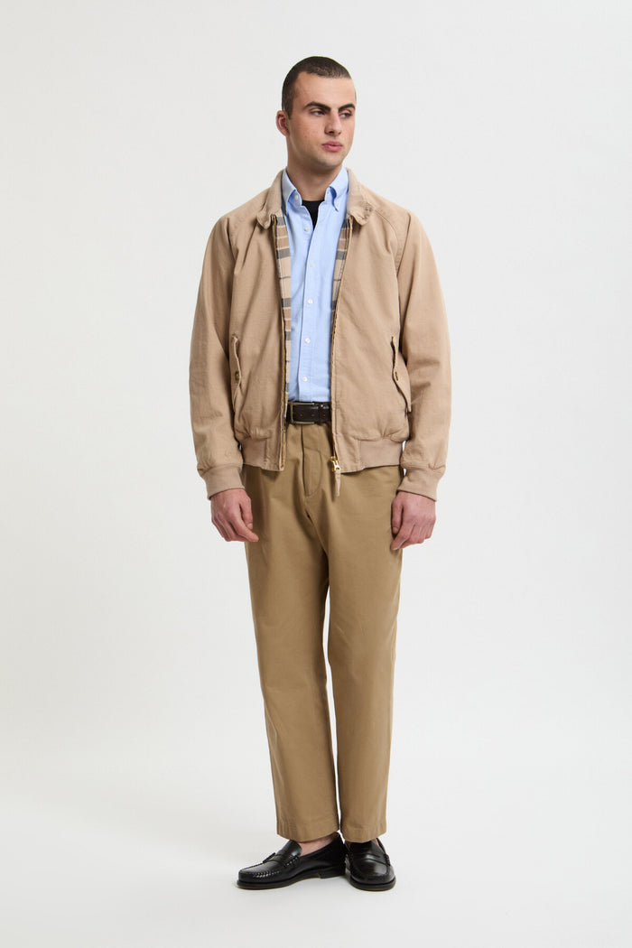 baracuta G9 Canvas Garment Dyed British khaki