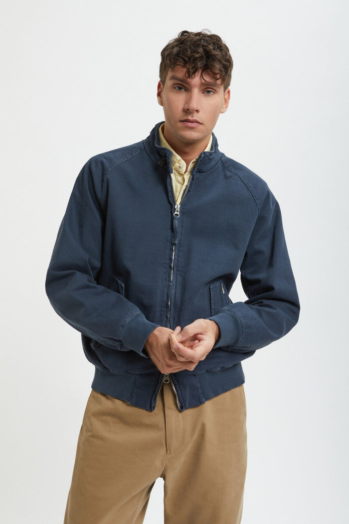 baracuta G9 Canvas Garment Dyed Sea storm