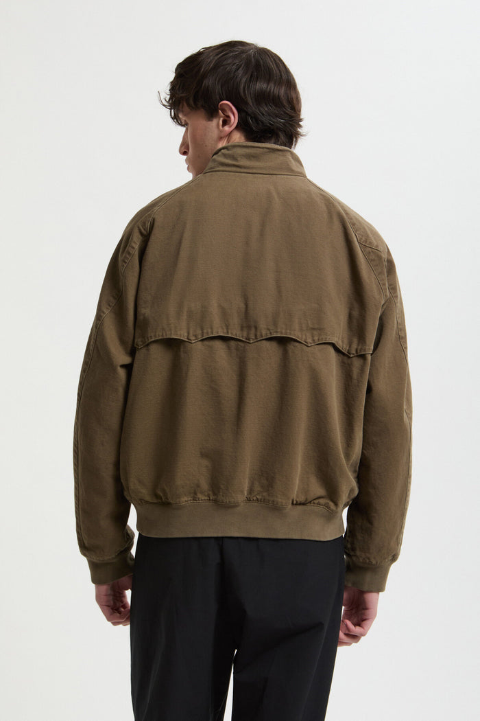 Baracuta G9 Canvas Garment Dyed Tarmac Green