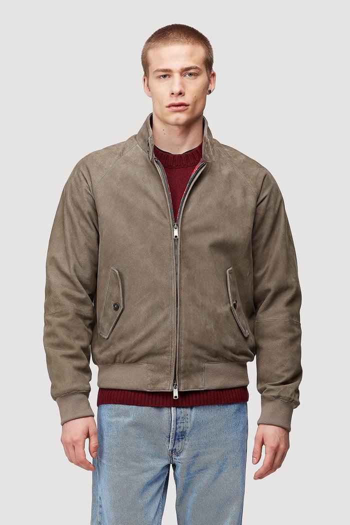 Baracuta G9 Italian Winter Suede Grey