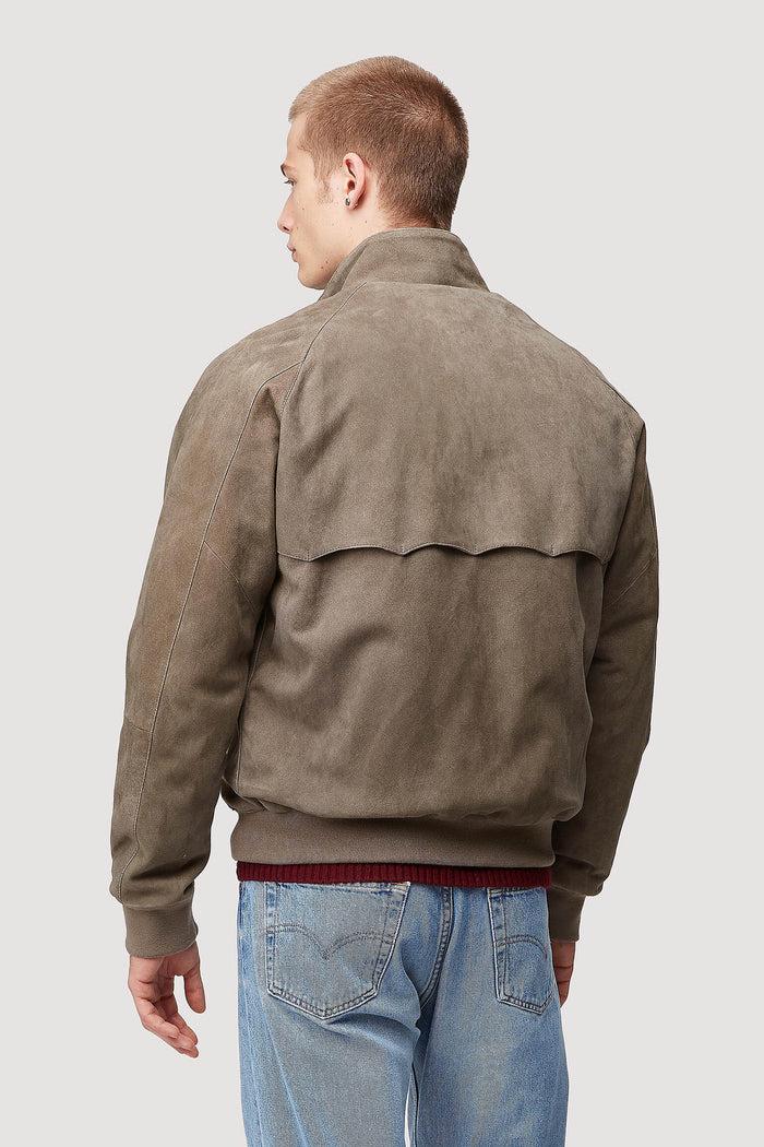 Baracuta G9 Italian Winter Suede Grey