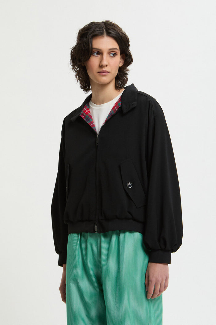 baracuta G9 Logo Jacket Black
