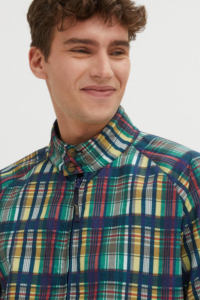 baracuta G9 Madras Nylon Yellow madras