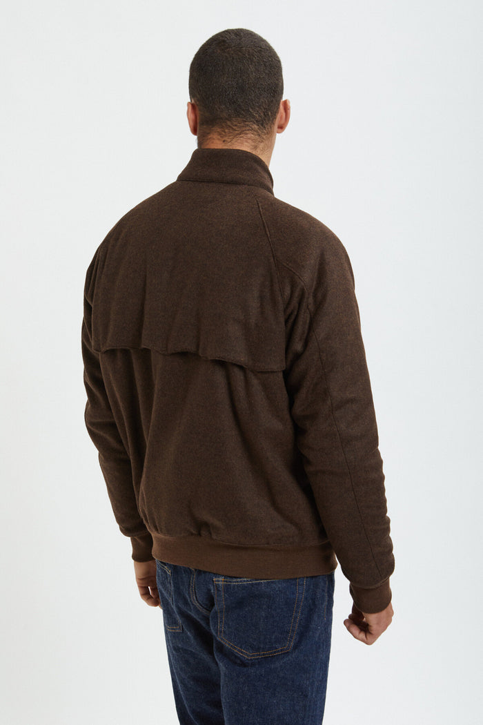 Baracuta G9 Melton Brown Cigar