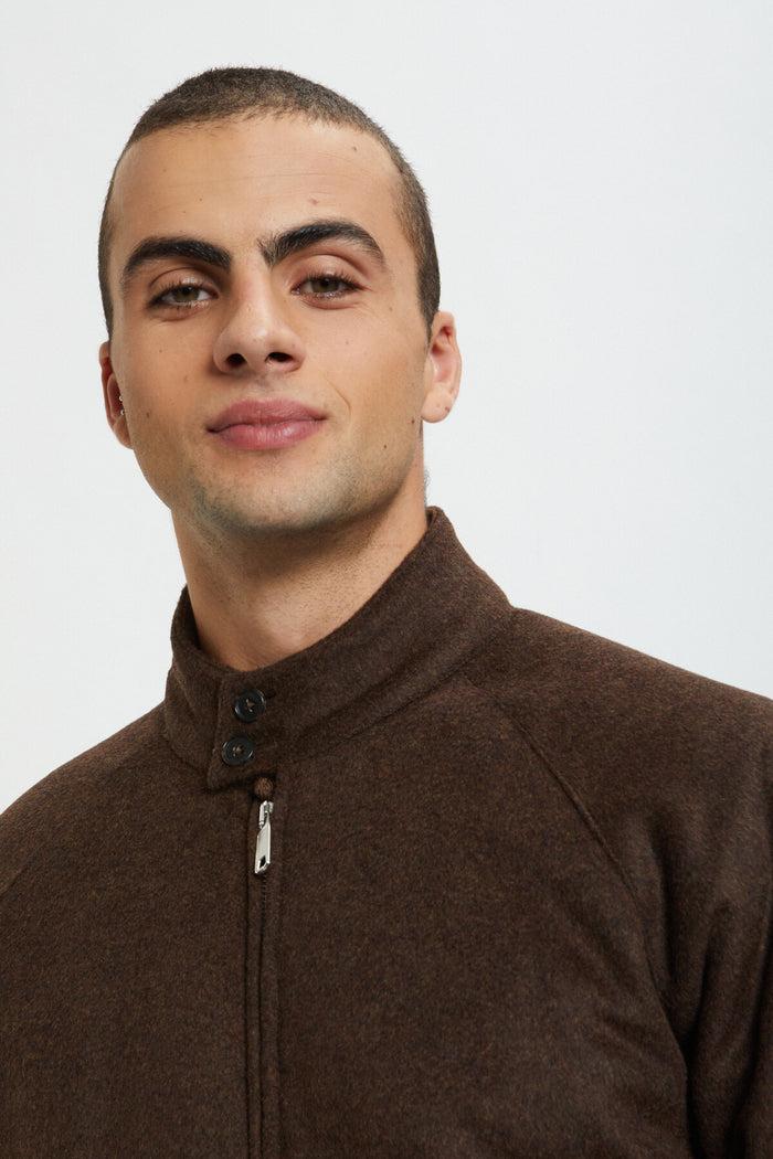 Baracuta G9 Melton Brown Cigar