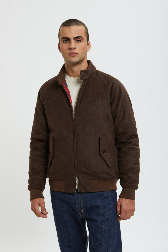 baracuta G9 Melton Brown cigar