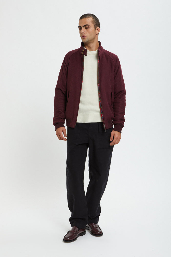 Baracuta G9 Melton Grape Wine