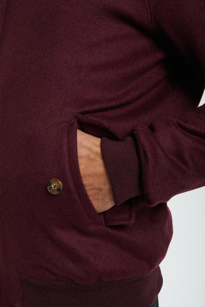 Baracuta G9 Melton Grape Wine