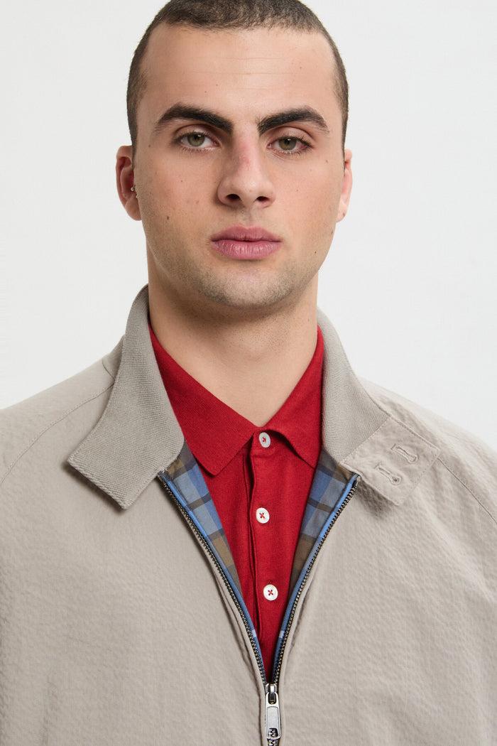 Baracuta G9 Seersucker Beige