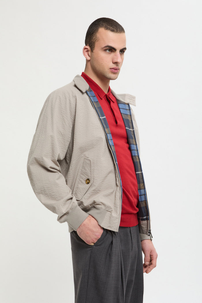 baracuta G9 Seersucker Beige
