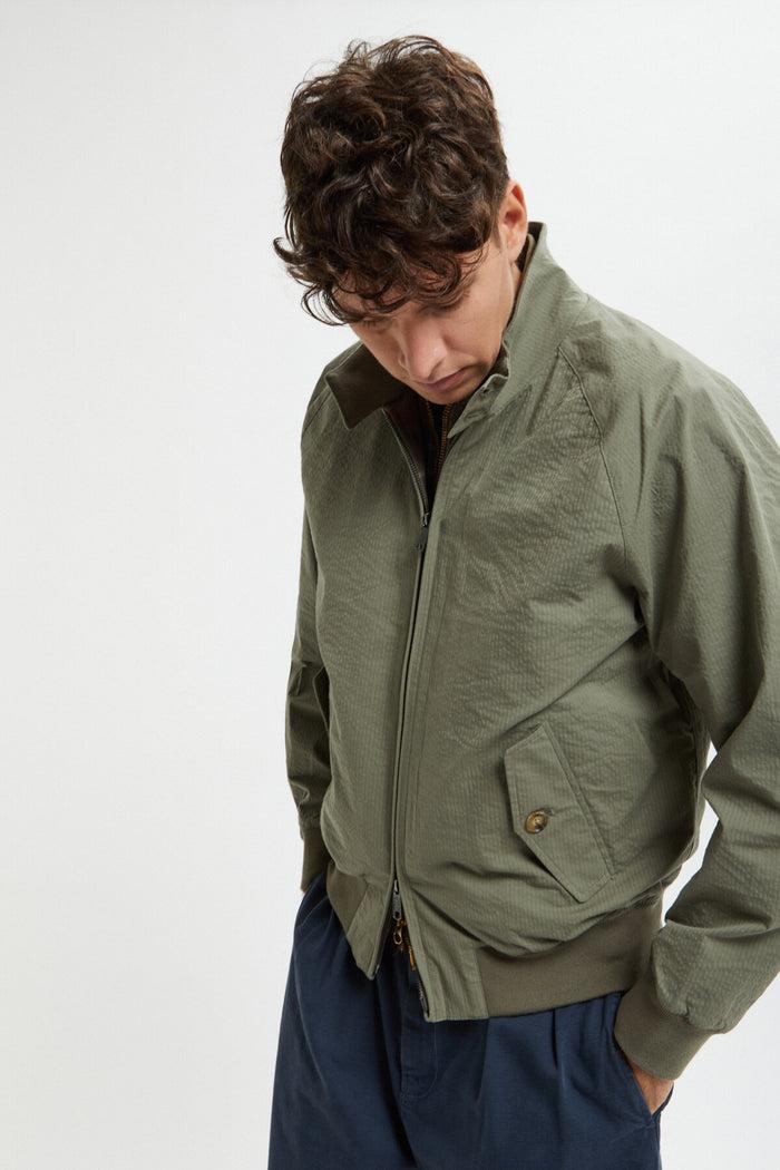 Baracuta G9 Seersucker Green