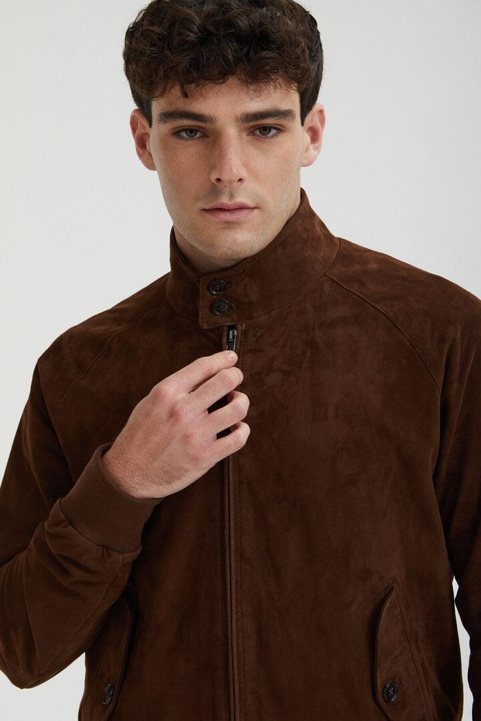Baracuta G9 Suede Chocolate