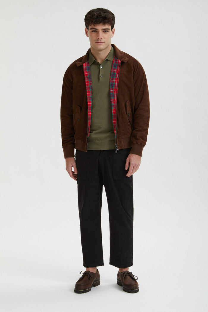 Baracuta G9 Suede Chocolate