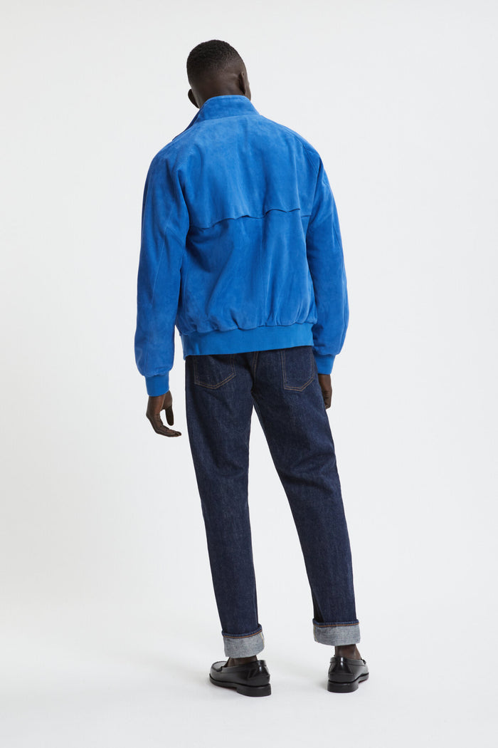Baracuta G9 Suede Colour Cobalt Blue