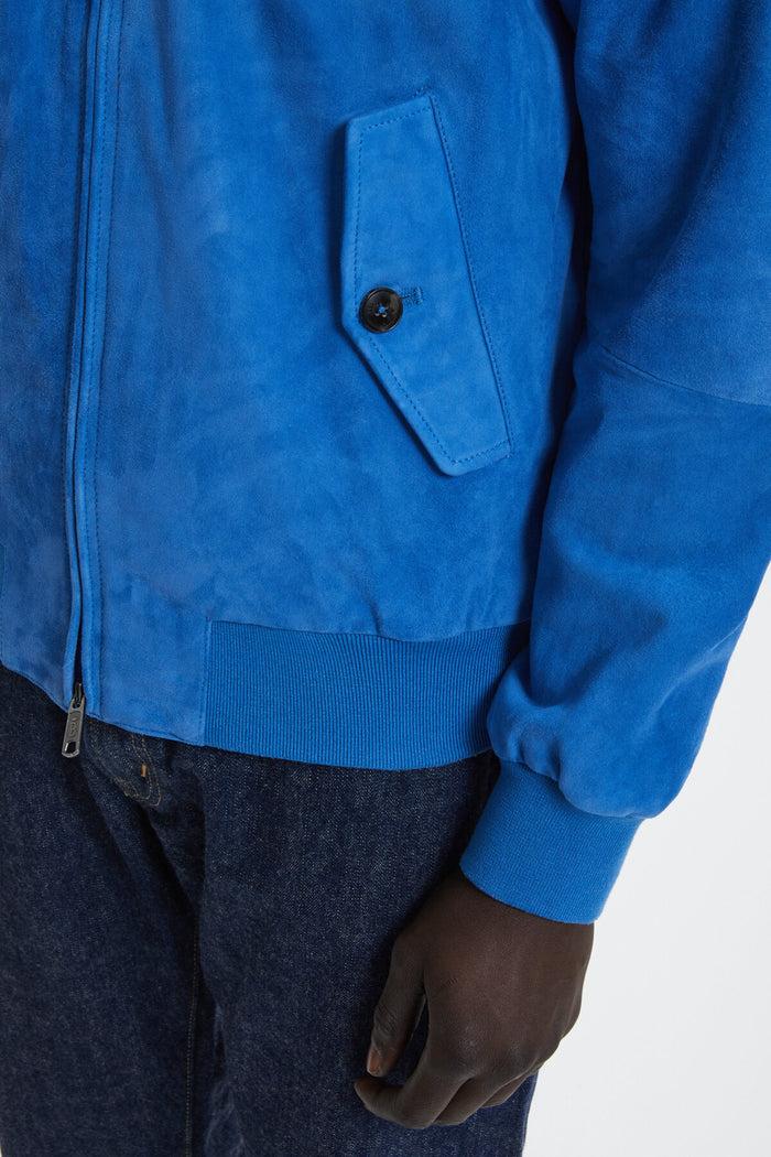 Baracuta G9 Suede Colour Cobalt Blue