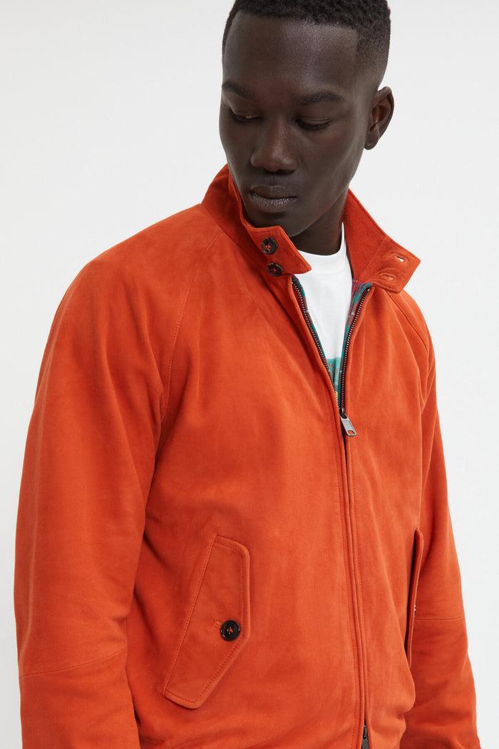 Baracuta G9 Suede Colour Orange Red