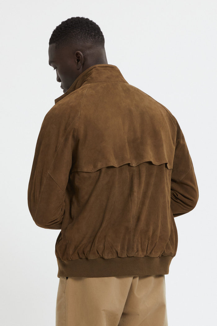 Baracuta G9 Suede Dark Olive