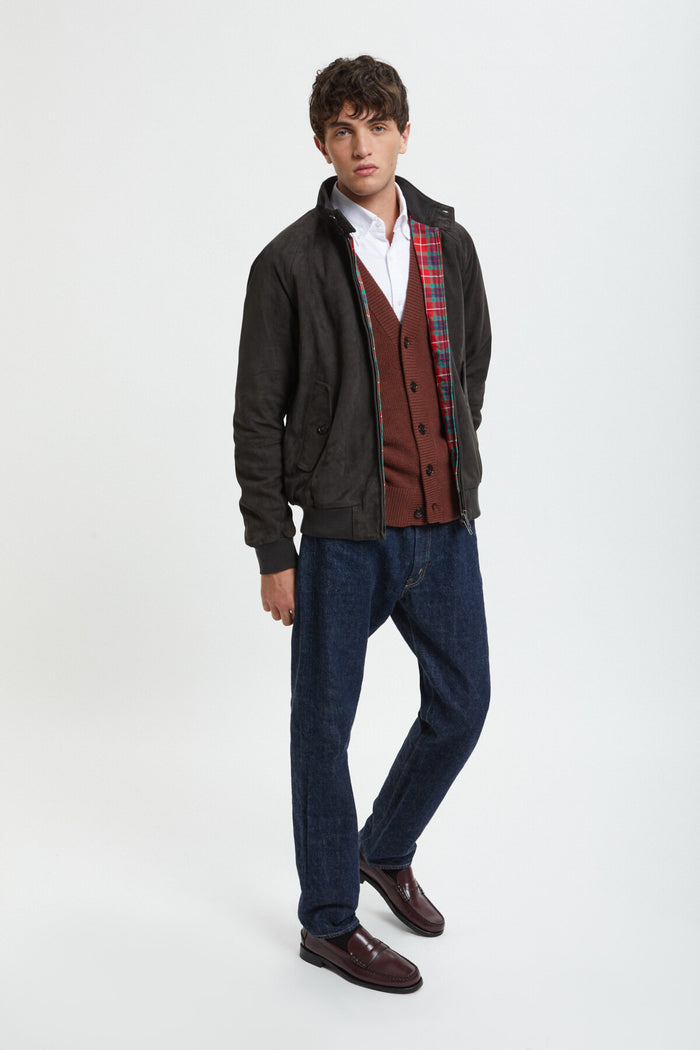 Baracuta G9 Suede December Sky