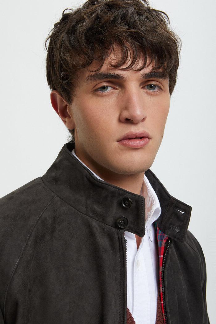 Baracuta G9 Suede December Sky