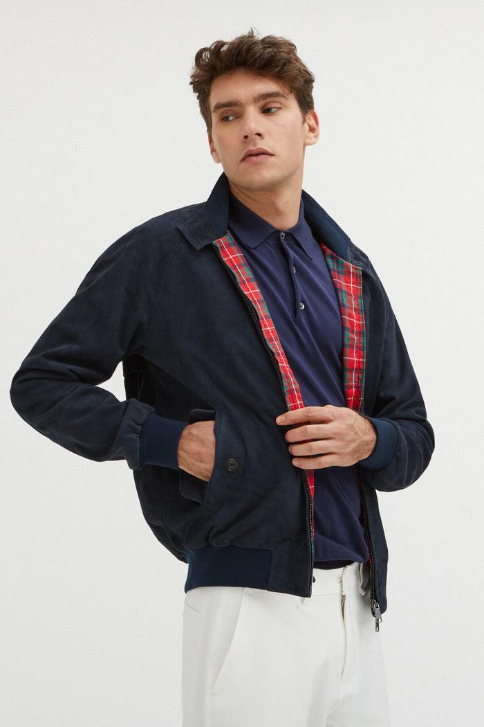 Baracuta G9 Suede Navy