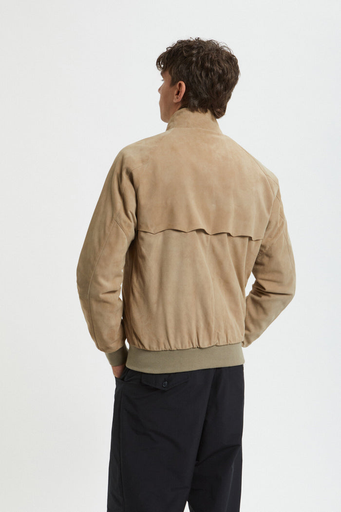Baracuta G9 Suede Storm Gray