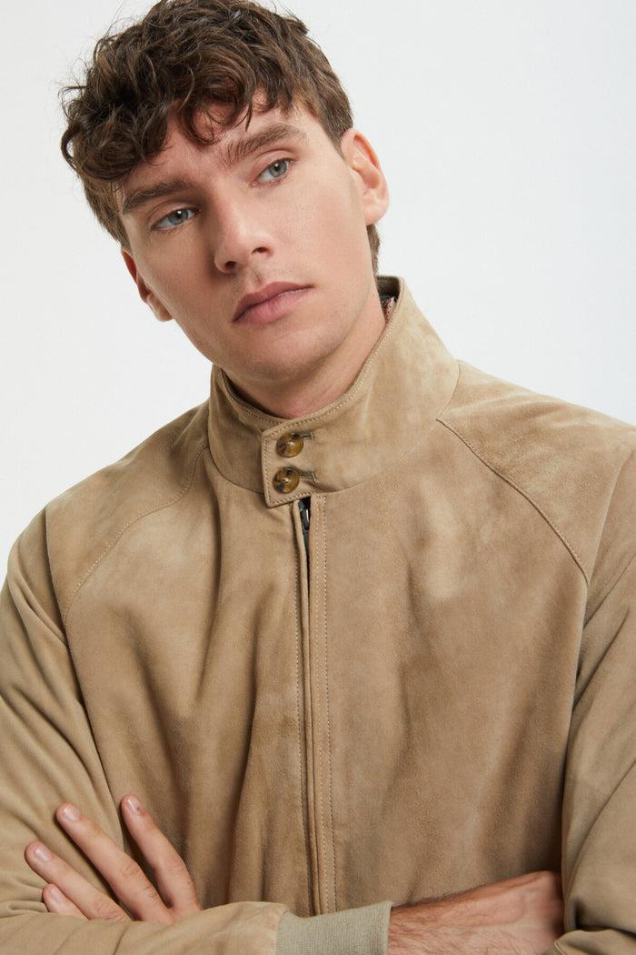 Baracuta G9 Suede Storm Gray