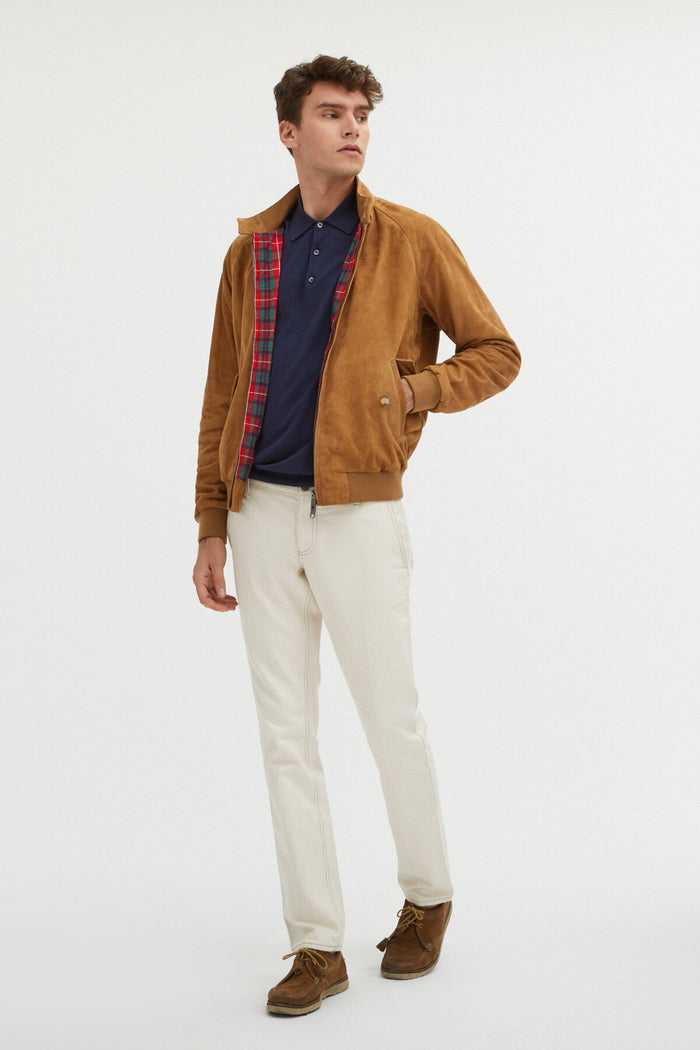 baracuta G9 Suede Tobacco