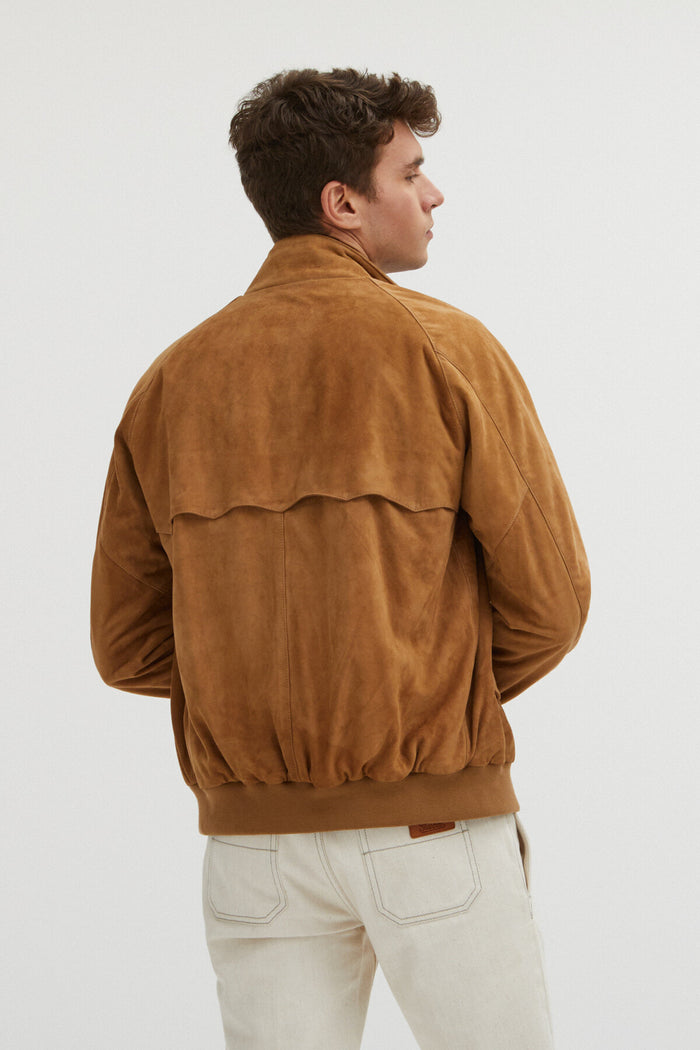 baracuta G9 Suede Tobacco