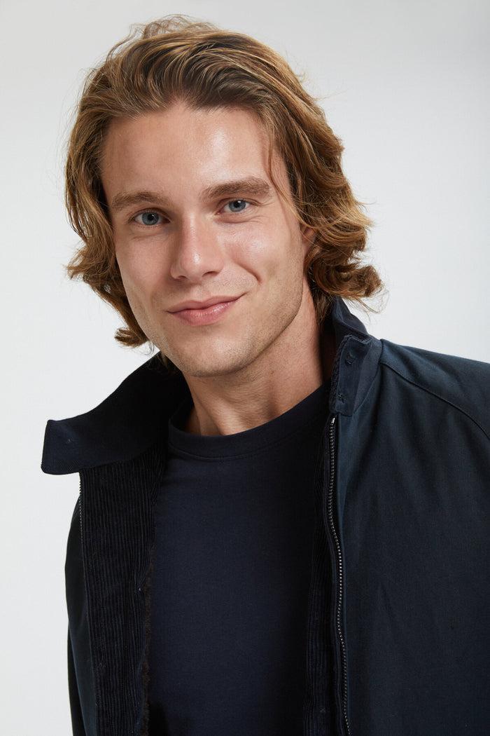 Baracuta G9 Waxed Pocket Dark Navy