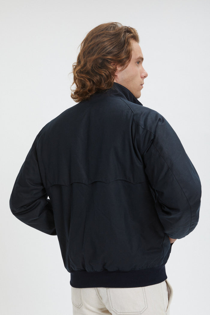 Baracuta G9 Waxed Pocket Dark Navy