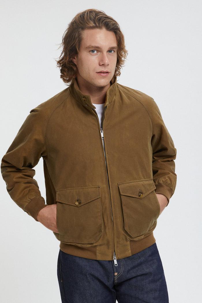 Baracuta G9 Waxed Pocket Tan