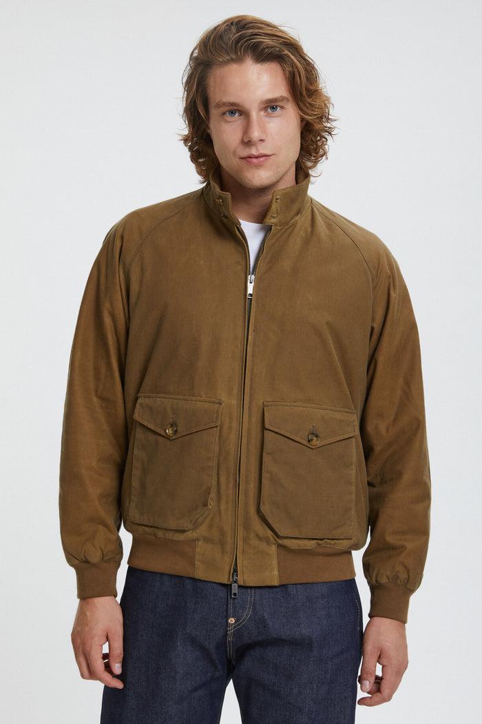 Baracuta G9 Waxed Pocket Tan