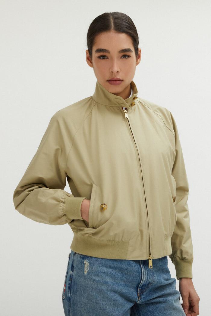 Baracuta G9 Woman Cropped Natural