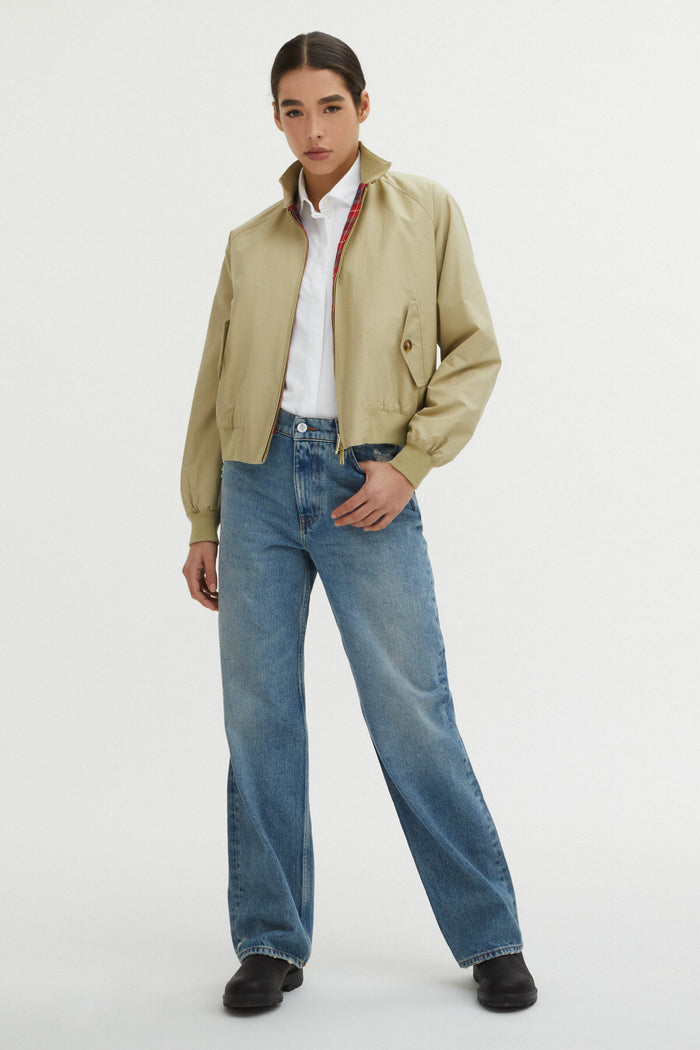 Baracuta G9 Woman Cropped Natural