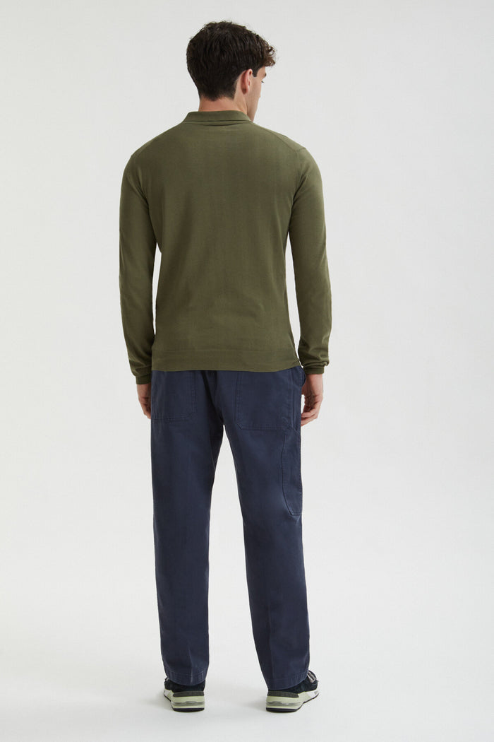 Baracuta Gabardine Work Trousers Navy