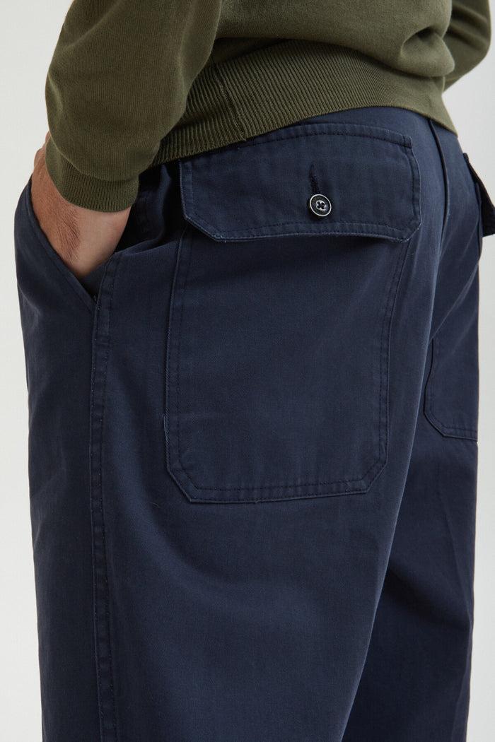 Baracuta Gabardine Work Trousers Navy