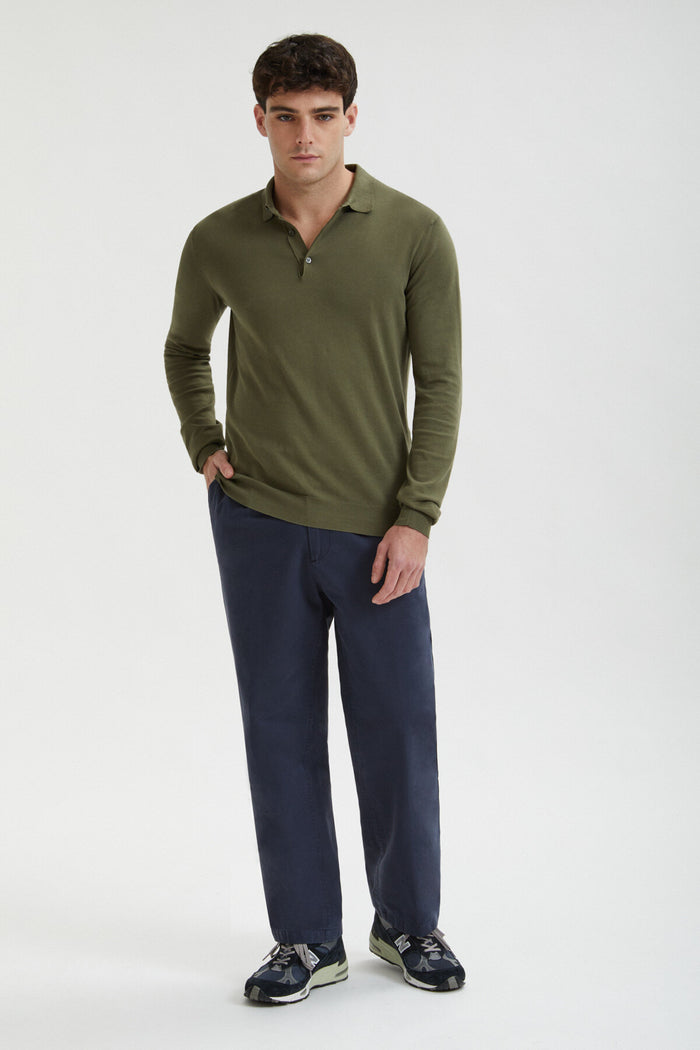 baracuta Gabardine Work Trousers Navy