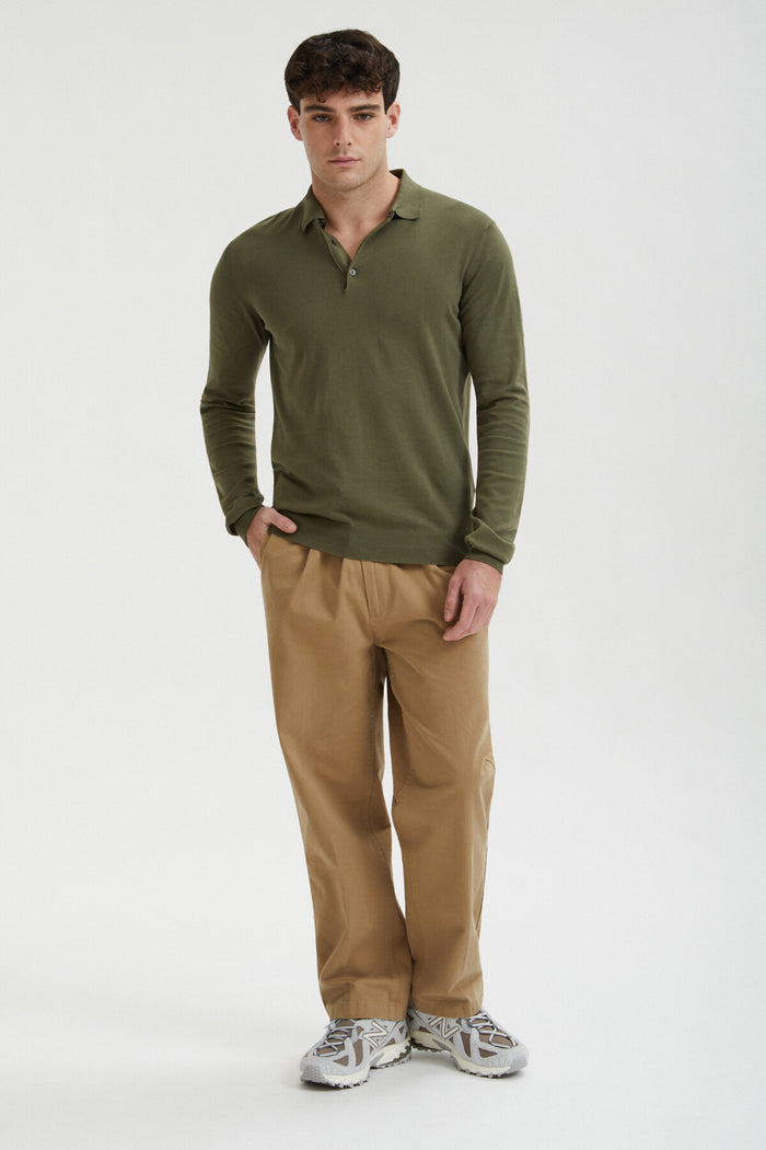 baracuta Gabardine Work Trousers Tan