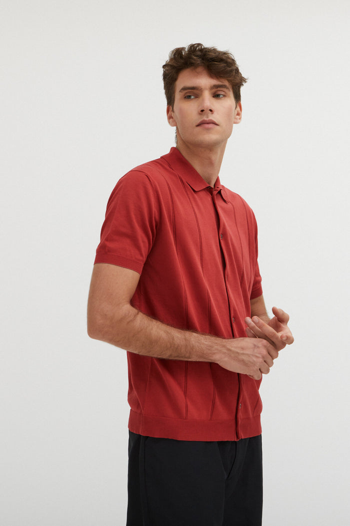 Baracuta Horatio Polo Dusty Red