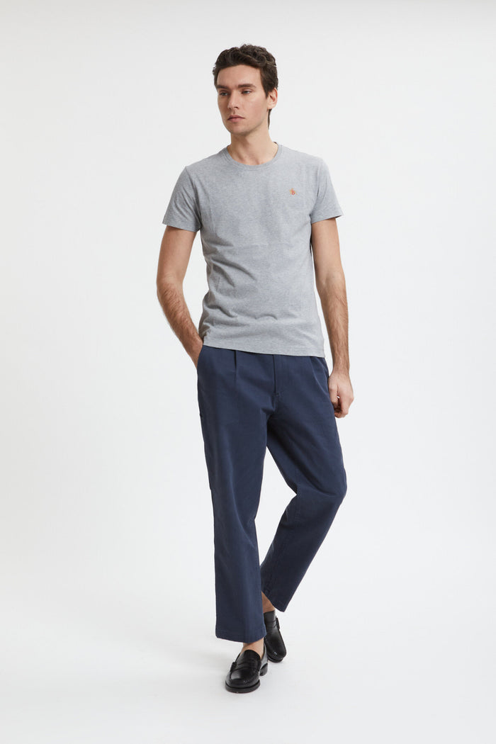 Baracuta Logo T-Shirt Grey Melange