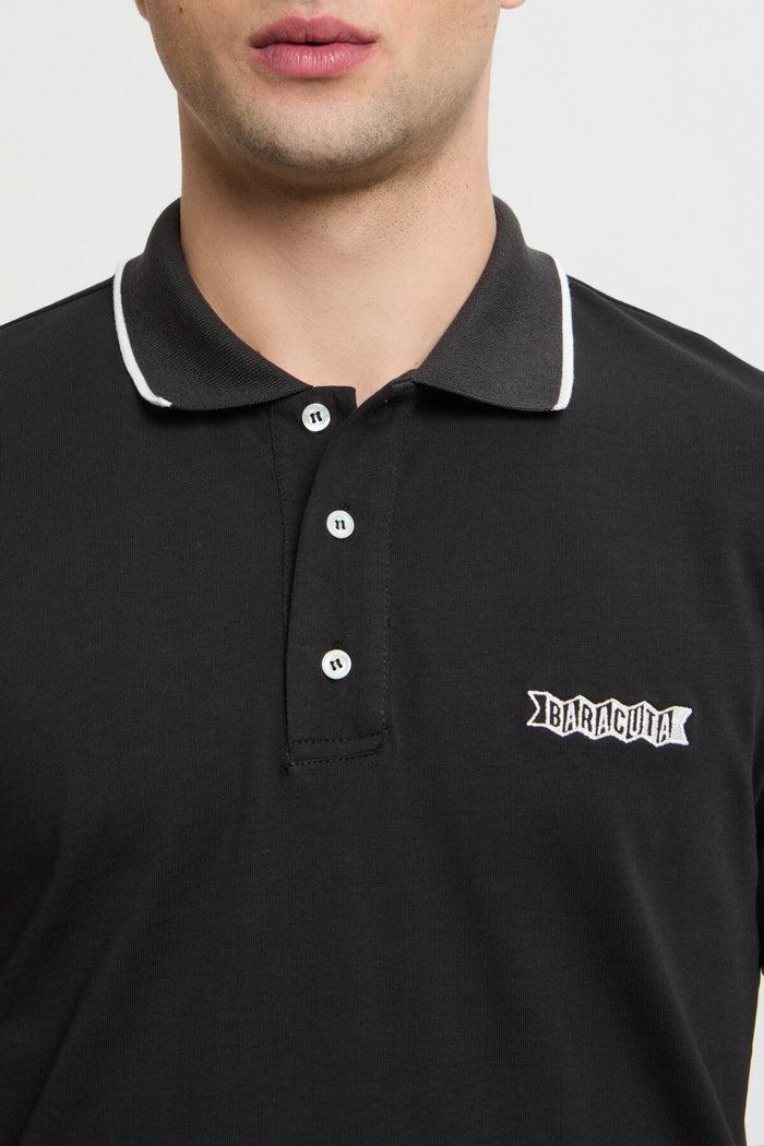 Baracuta Logoed Polo Black