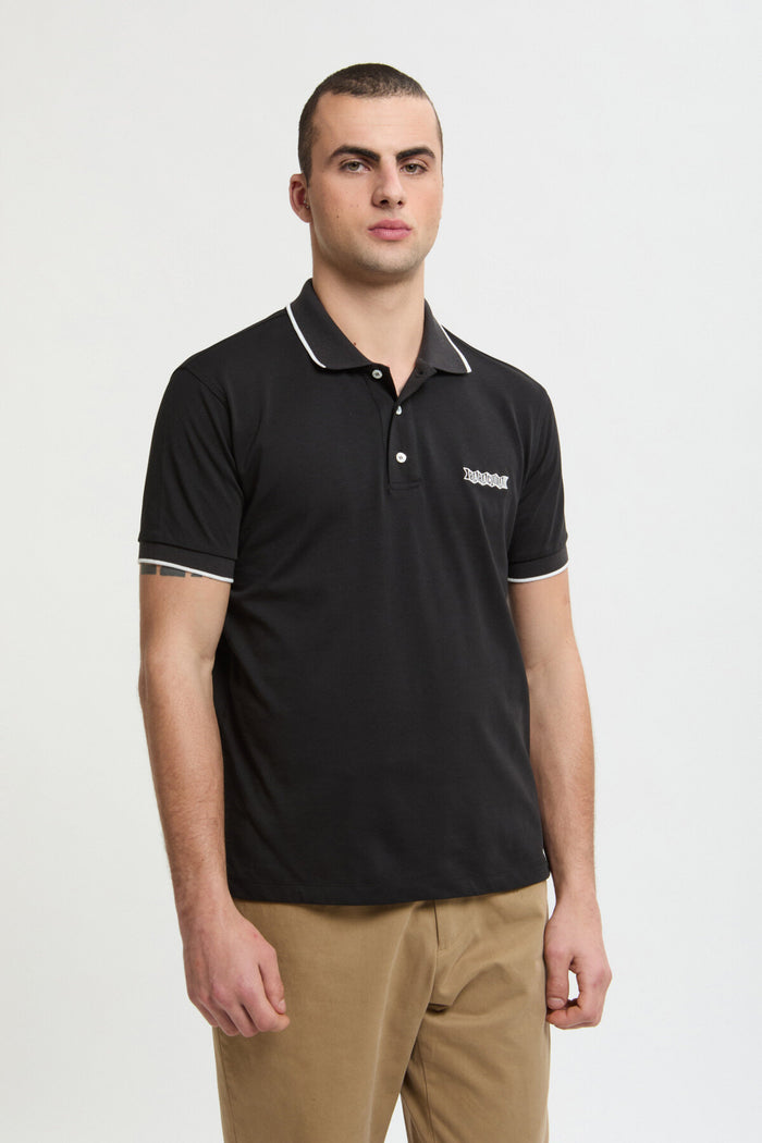 baracuta Logoed Polo Black