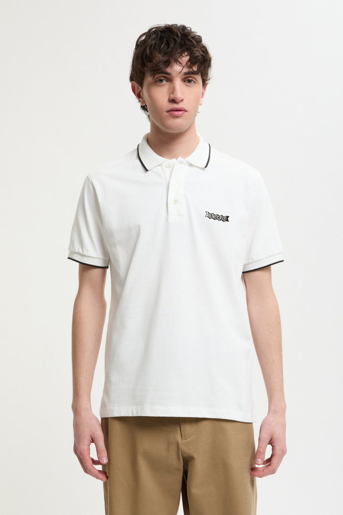 Baracuta Logoed Polo Ivory