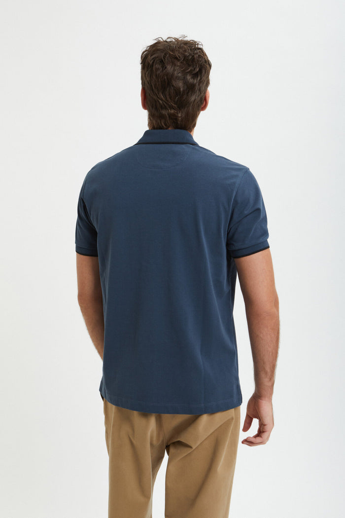Baracuta Logoed Polo Sea Storm