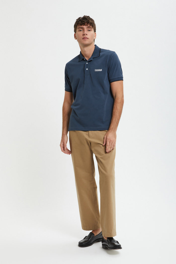 Baracuta Logoed Polo Sea Storm