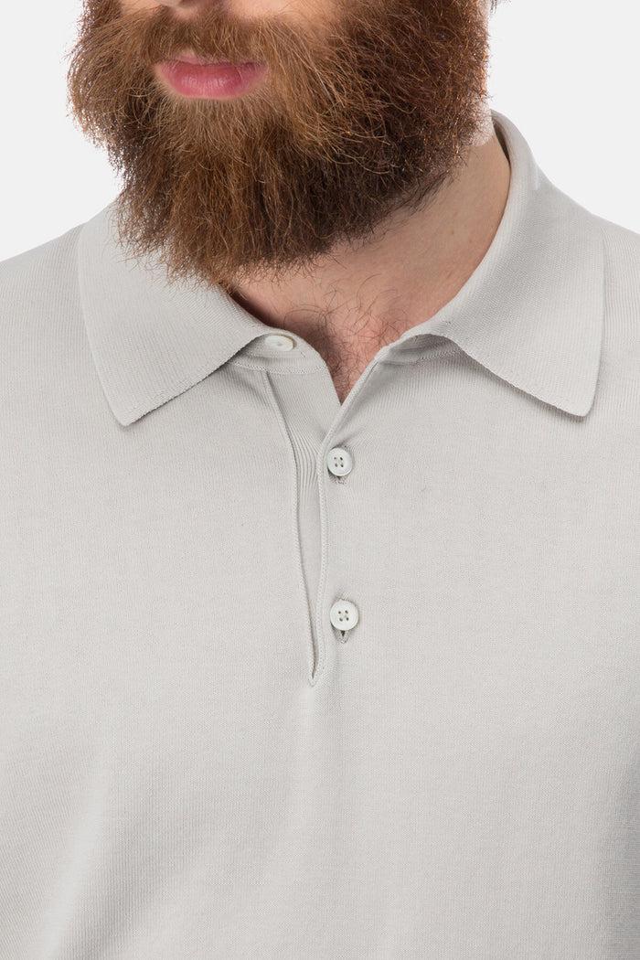 Baracuta Long Sleeve Polo Mist