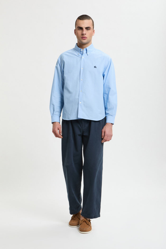Baracuta Mini BD Shirt Blue Stripe