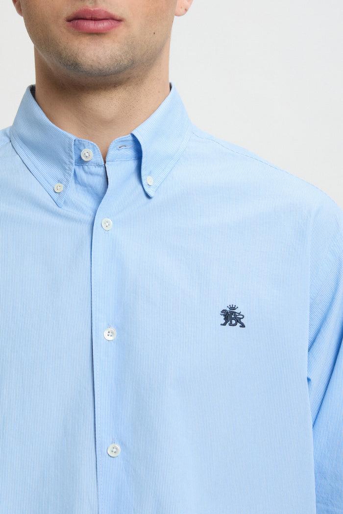 Baracuta Mini BD Shirt Blue Stripe