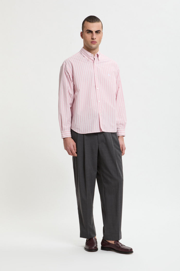 Baracuta Mini BD Shirt Pink Stripe