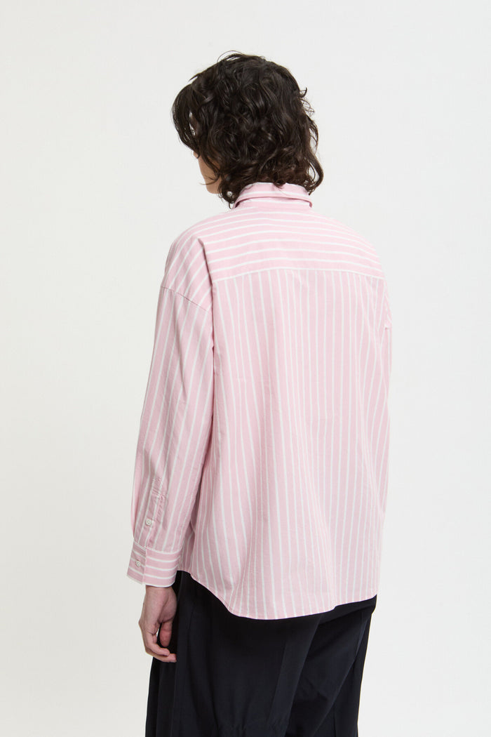 Baracuta Mini BD Shirt Woman Pink Stripe